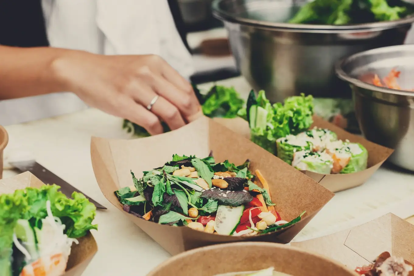 przygotowywanie potraw w gastronomii